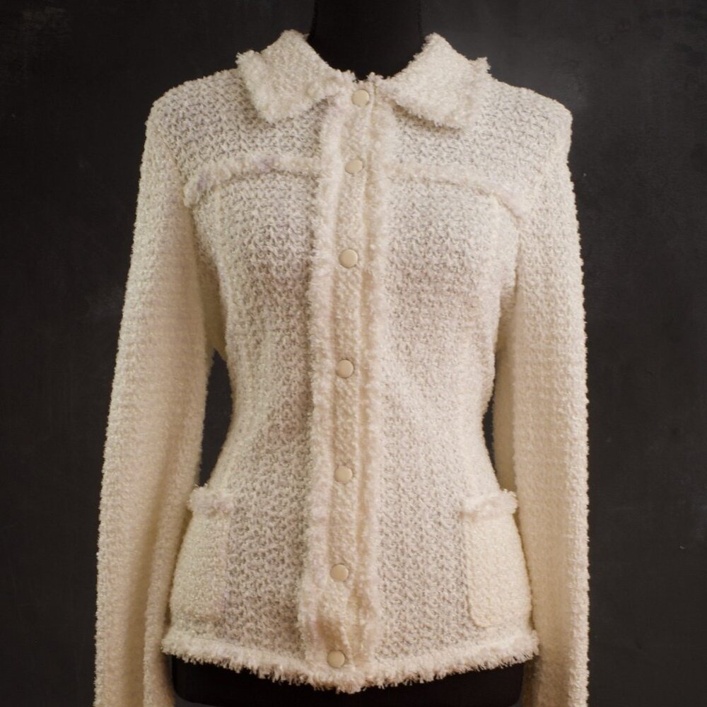 Escada Tweed Cropped Jacket